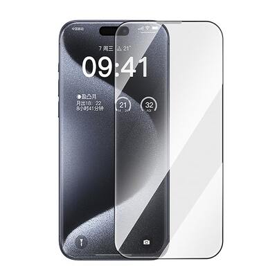 Защитное стекло для iPhone 15 Pro Baseus Crystalline Series Full-Coverage HD Tempered Glass Screen Protector