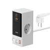 Зарядное устройство OS-Baseus PowerCombo Digital PowerStrip 2AC+1U+1C+Retractable-C 65W Smart Version