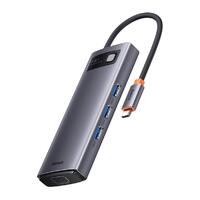 USB-хаб Baseus Metal Gleam Series 6-Port Type-C HUB Adapter