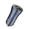 Автомобильное зарядное Baseus Golden Contactor Pro Dual Fast Charger Car Charger U+C 40W