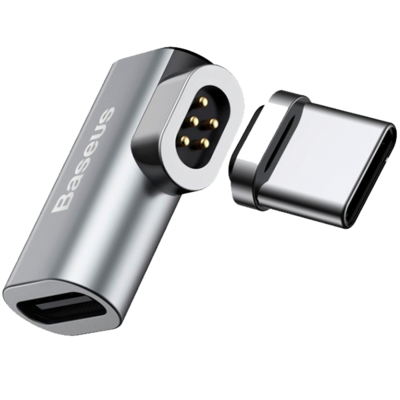 Переходник Baseus Mini Magnetic Type-C Elbow Adapter Converter CATCX-0G