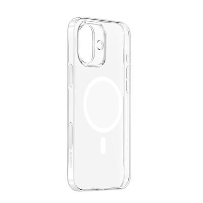 Чехол для iPhone 16 / 16 Pro Baseus Crystal Magnetic Phone Case TouchButton Version