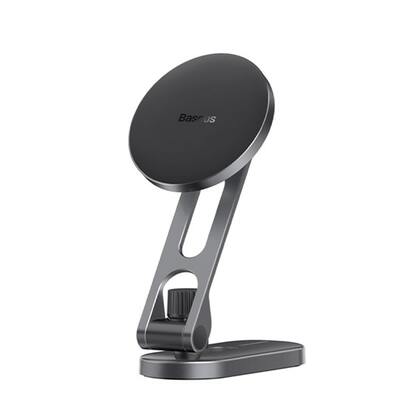 Магнитный автомобильный держатель Baseus T-Space Series Folding Metal Car Mount Magnetic Phone Holder