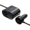 Автомобильное зарядное Baseus High Efficiency Pro 1-for-2 Car Cigarette Lighter 30W