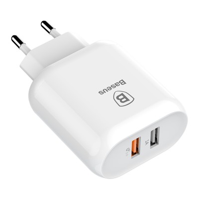 Baseus Bojure Series Dual-USB quick charge charger for EU 18W
