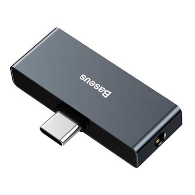 Адаптер Baseus Type-C Male to C & 3.5mm Female Adapter L57