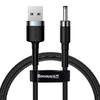 Кабель Baseus Cafule USB to DC 3.5mm 2A 1m