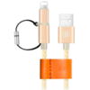 Кабель 2-in-1 Baseus Antila Series USB-microUSB, Lightning 1 М
