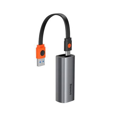 Адаптер Baseus Steel Cannon Series USB A & Type-C Bidirectional Gigabit LAN