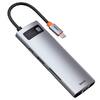 USB-хаб Baseus Metal Gleam Series 8-in-1 Type-C Docking Station