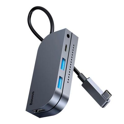 USB-хаб Baseus Bend Angle No.7 Multifunctional Type-C Converter