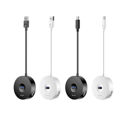 Хаб Baseus Round box (Type-C to USB3.0 х 1+USB2.0 х 3)