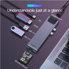 Концентратор Baseus thunderbolt C+Pro Seven-in-one smart HUB