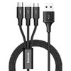 Кабель Baseus Rapid Series 3-in-1 1.2m