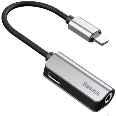 Адаптер Baseus iPhone 7/7Plus - L32 IP Male to 3.5mm+IP Female