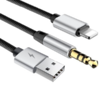 Кабель Baseus Lightning to USB/Mini-jack 3.5 L34 1.2M