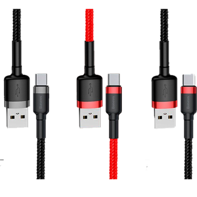Кабель Baseus cafule Cable USB For Type-C 3A 0.5M