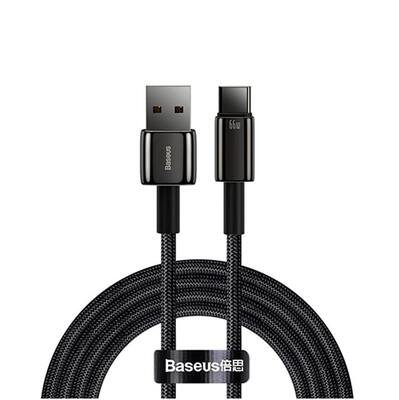 Кабель Baseus Tungsten Gold Fast Charging USB to Type-C 66W