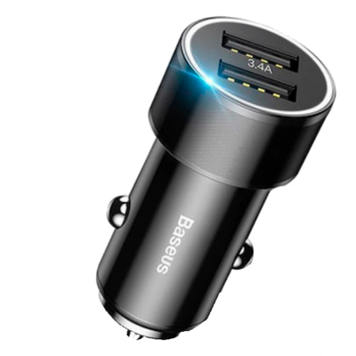 Автомобильное зарядное устройство Baseus Small Crew 3.4A