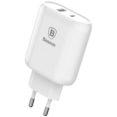 Зарядное устройство Baseus Bojure Series Type-C PD+U quick charge charger EU 32W