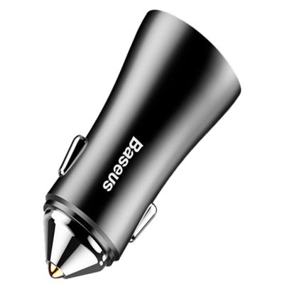 Автомобильное зарядное устройство Baseus Golden Contactor Dual U Intelligent Car Charger