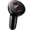 Автомобильная зарядка Baseus Shake-head Digital Display
