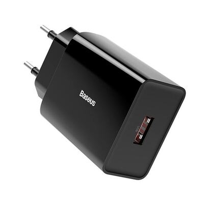 Сетевое зарядное Baseus Speed Mini QC single U Quick Charger 18W
