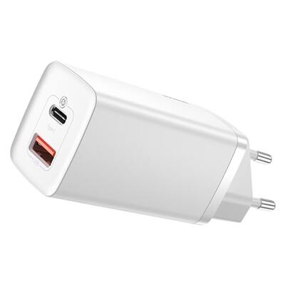 Сетевое зарядное Baseus GaN2 Lite Quick ChargerC+U 65W