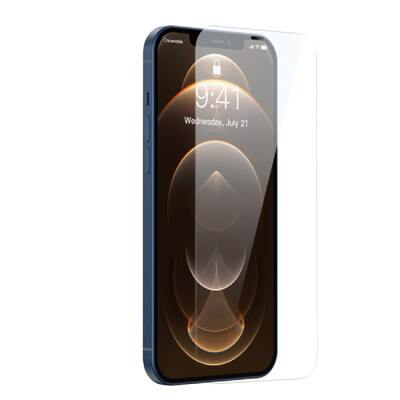 Защитное стекло для iPhone 12/12 Pro Baseus 0.3mm Full-glass Crystal Tempered Glass Film