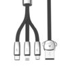 Кабель Baseus Rapid Series 3-in-1 1.2m для IPhone+Micro+Type-C