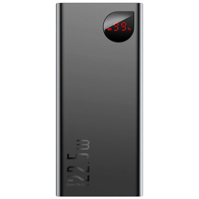 Внешний аккумулятор Baseus Adaman Metal Digital Display 30000mAh