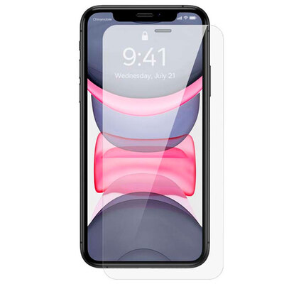 Защитное стекло для iPhone 6.1" Baseus 0.3mm Full-glass Crystal Tempered Glass Film