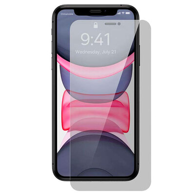 Защитное стекло для iPhone XS Max/11 Pro Max Baseus Full-glass Crystal Tempered Glass Film and anti-spy function