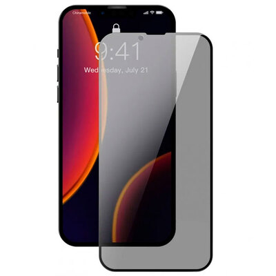 Стекло для iPhone 13 Pro Max Baseus Full-glass Tempered Glass and anti-spy function