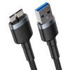 Кабель Baseus cafule Cable USB3.0 Male TO Micro-B 2A 1m