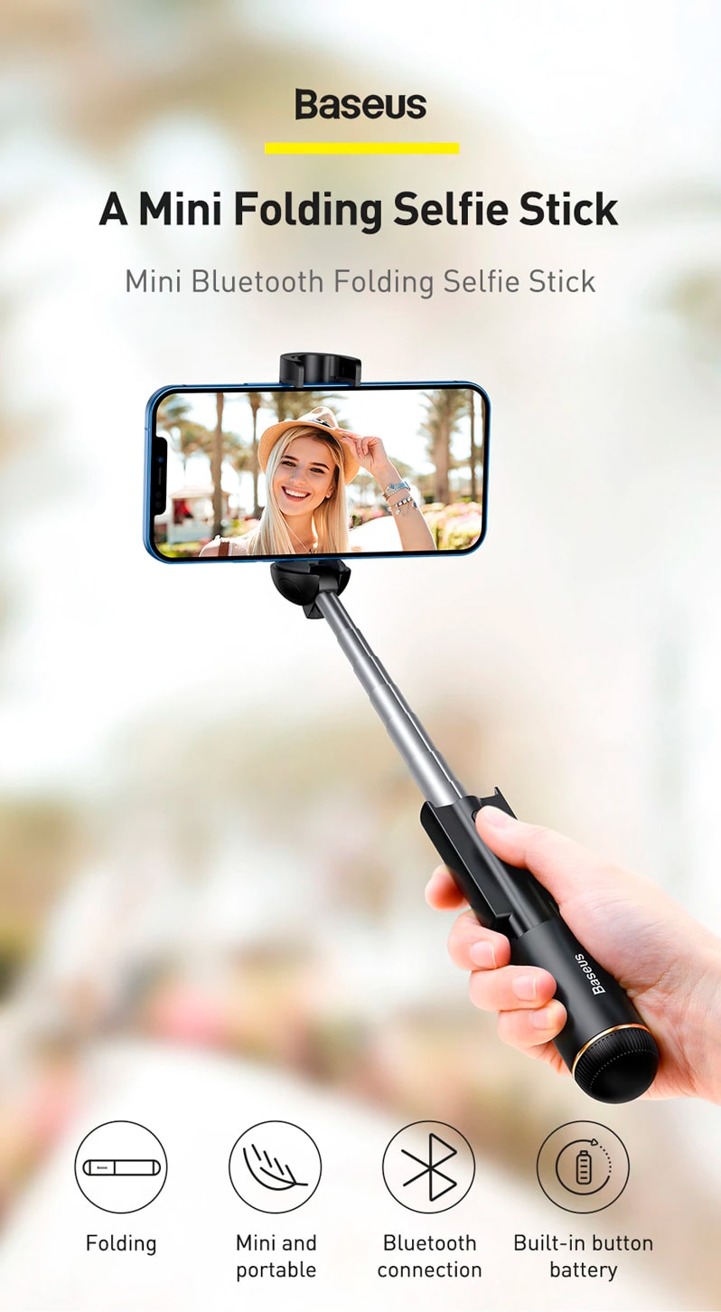 Baseus Ultra Mini Bluetooth Folding Selfie Stick 