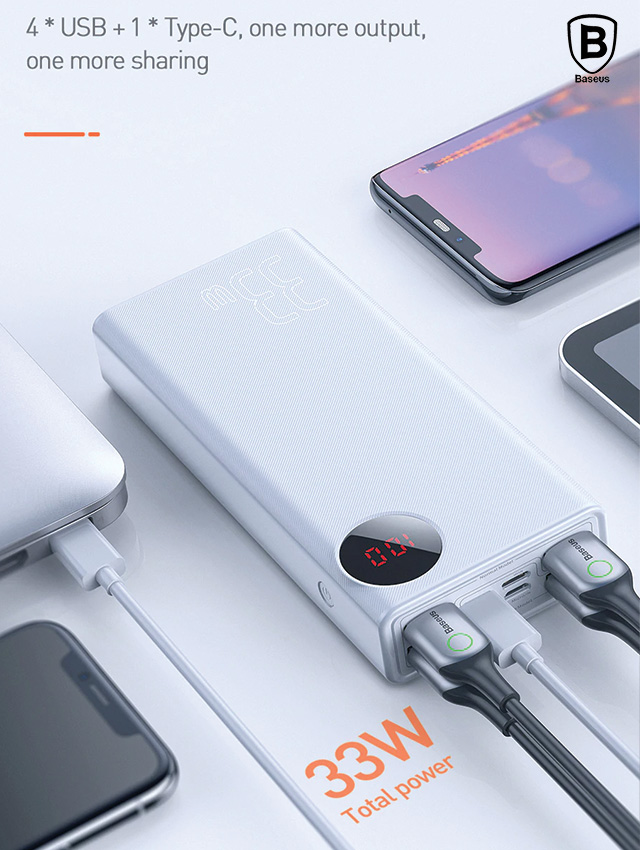 Baseus Mulight Quick Charge Power Bank