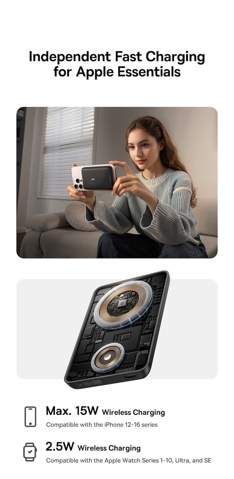 для зарядки смартфона
