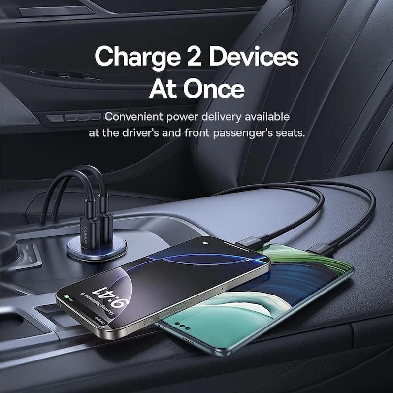 зарядка двух устройств