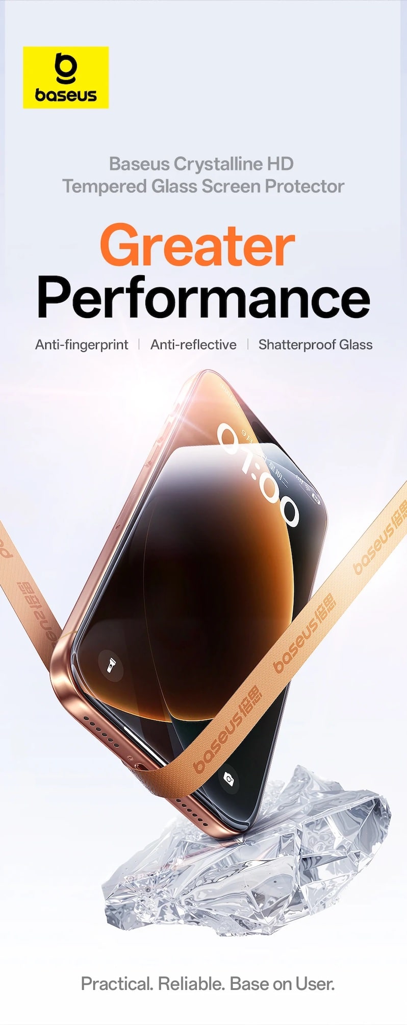 Защитная пленка из закаленного стекла