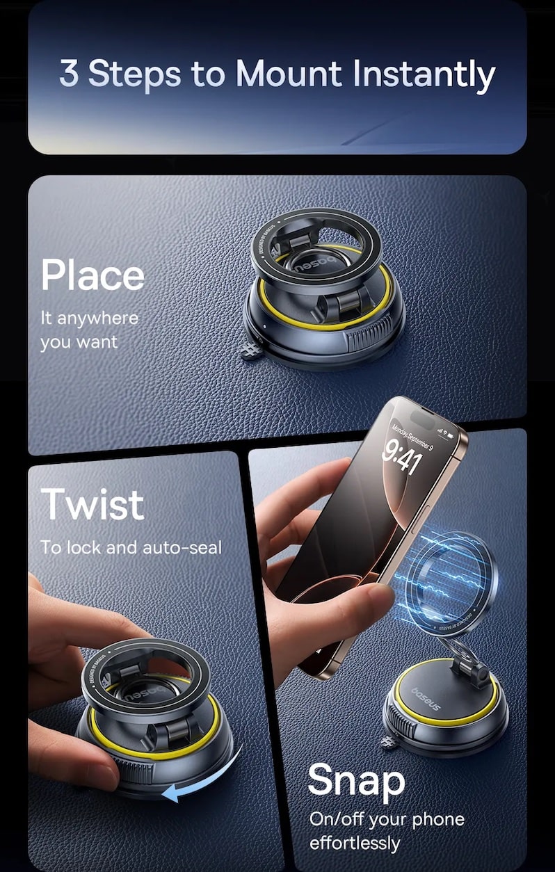 3 шага установки